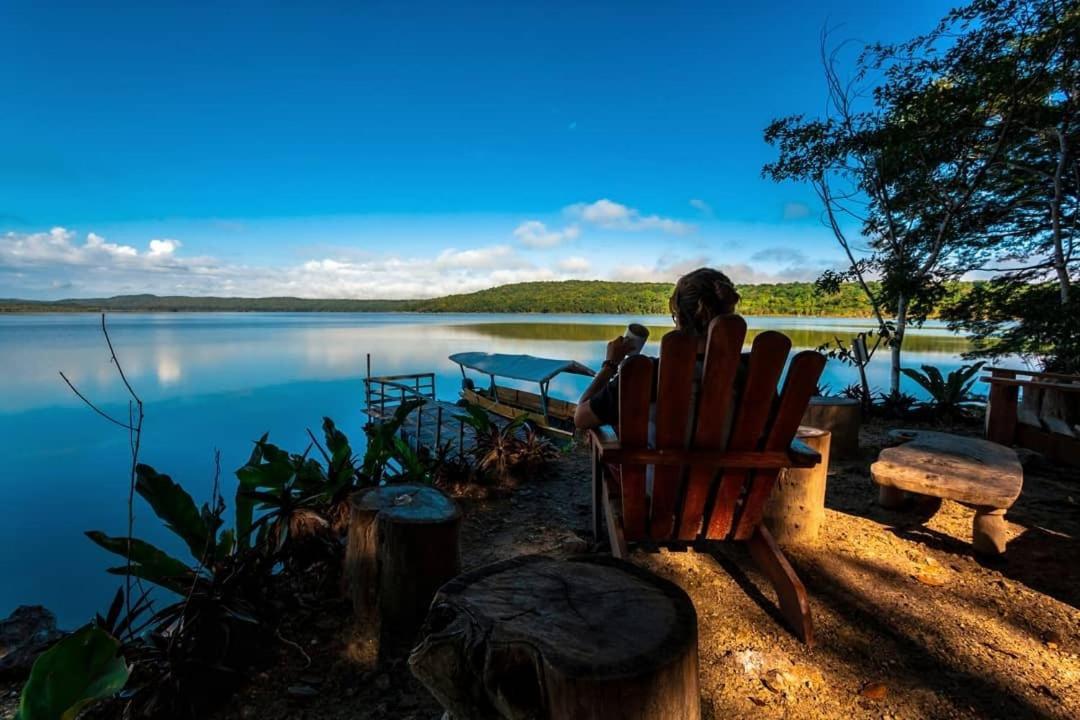 Ecolodge El Sombrero Laguna Yaxha Eksteriør billede
