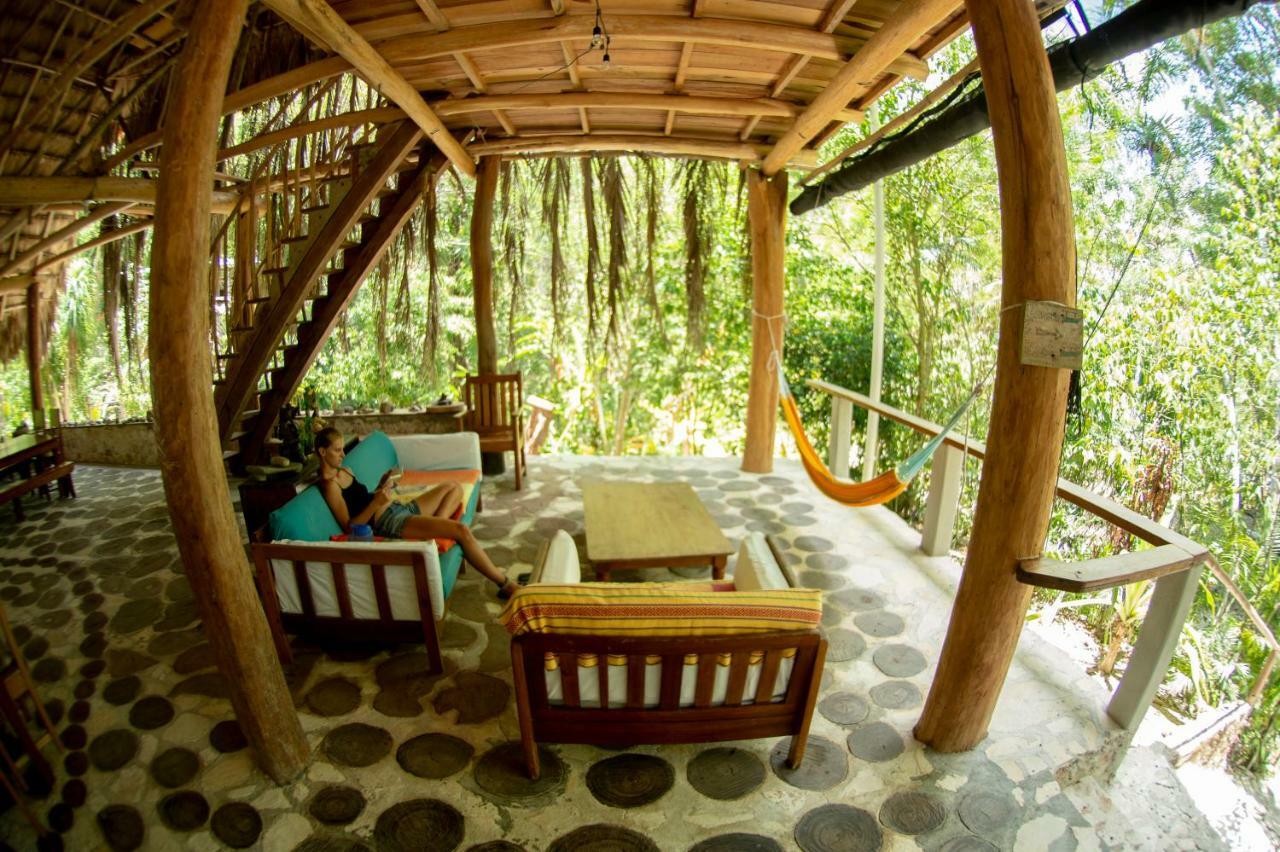 Ecolodge El Sombrero Laguna Yaxha Eksteriør billede